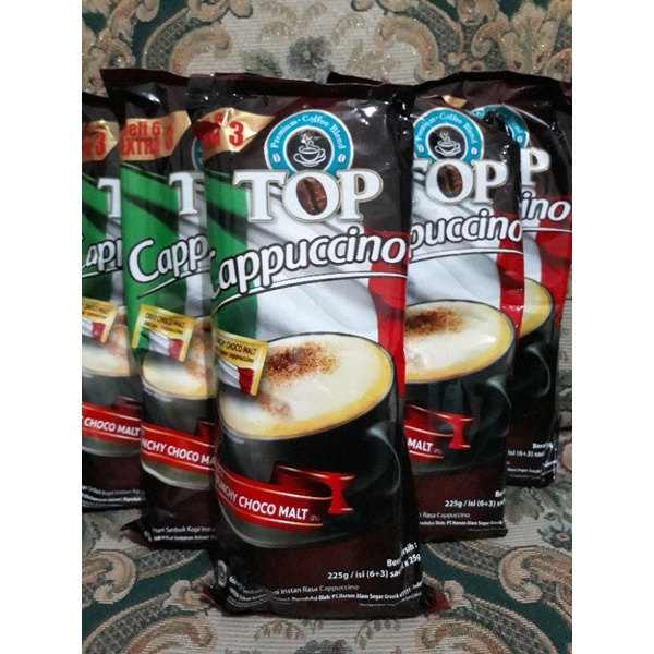 

Top coffee cappuccino 25g x 9