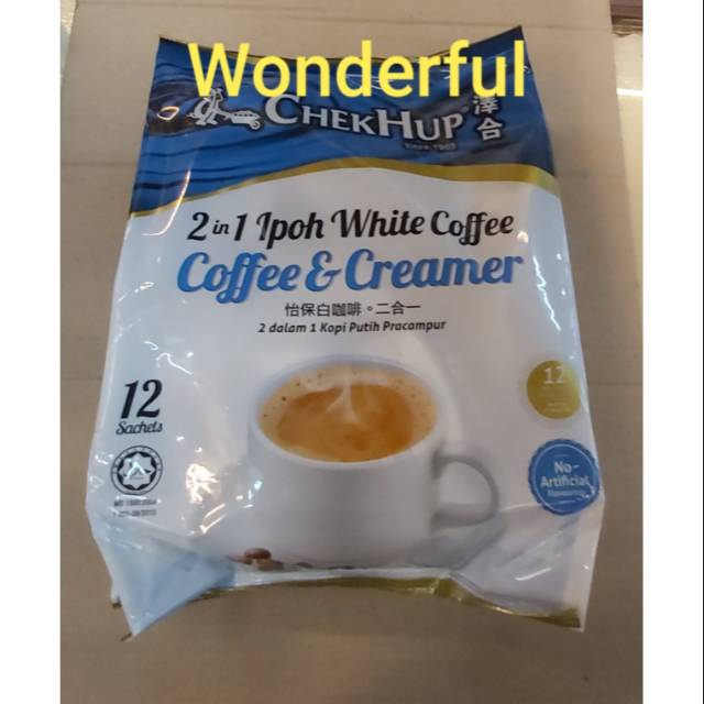 

Chek Hup 2 In 1 White Coffee ( 12 Sacet )