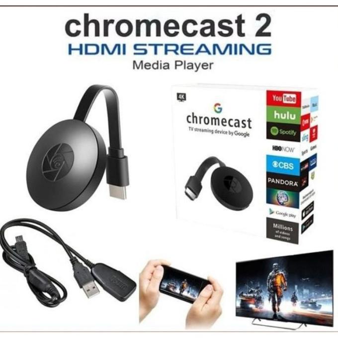 TER-UPDATE DONGLE HDMI WIFI DISPLAY RECEIVER MIRASCREEN G4 CHROMECAST #ORIGINAL