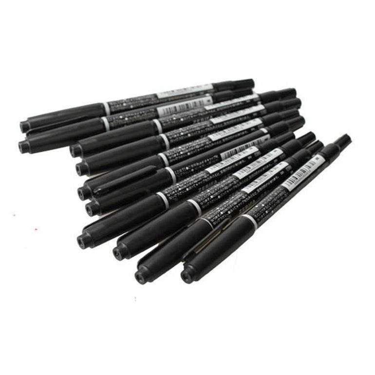 

Pena Spidol Permanen Dual Head Marker Waterproof 10Pcs - Mo-120-Mc