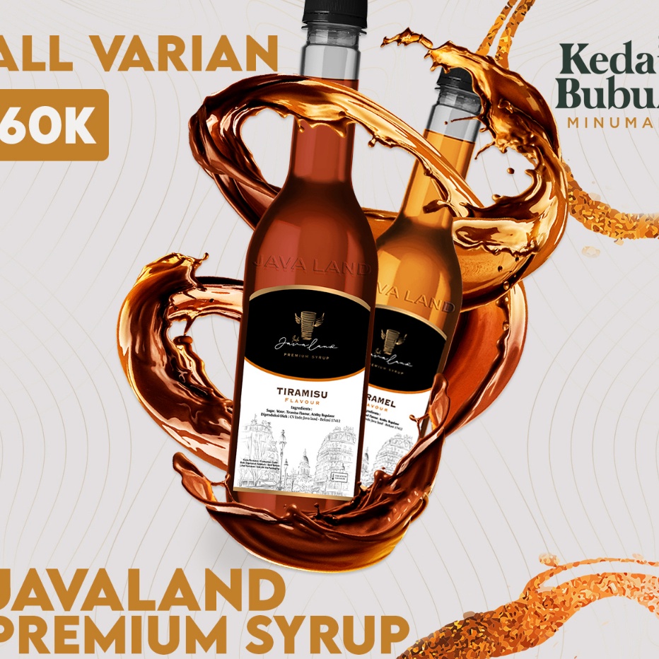 

Serba Murah Javaland Syrup / Sirup All Varian 620ml - Premium || Rasa Caramel , Salted Caramel , Vanilla , Wild Mint , Strawberry , Pandan , Lychee / Leci , Tiramisu , Mango / Mangga , Blue Curacao , Butterscotch