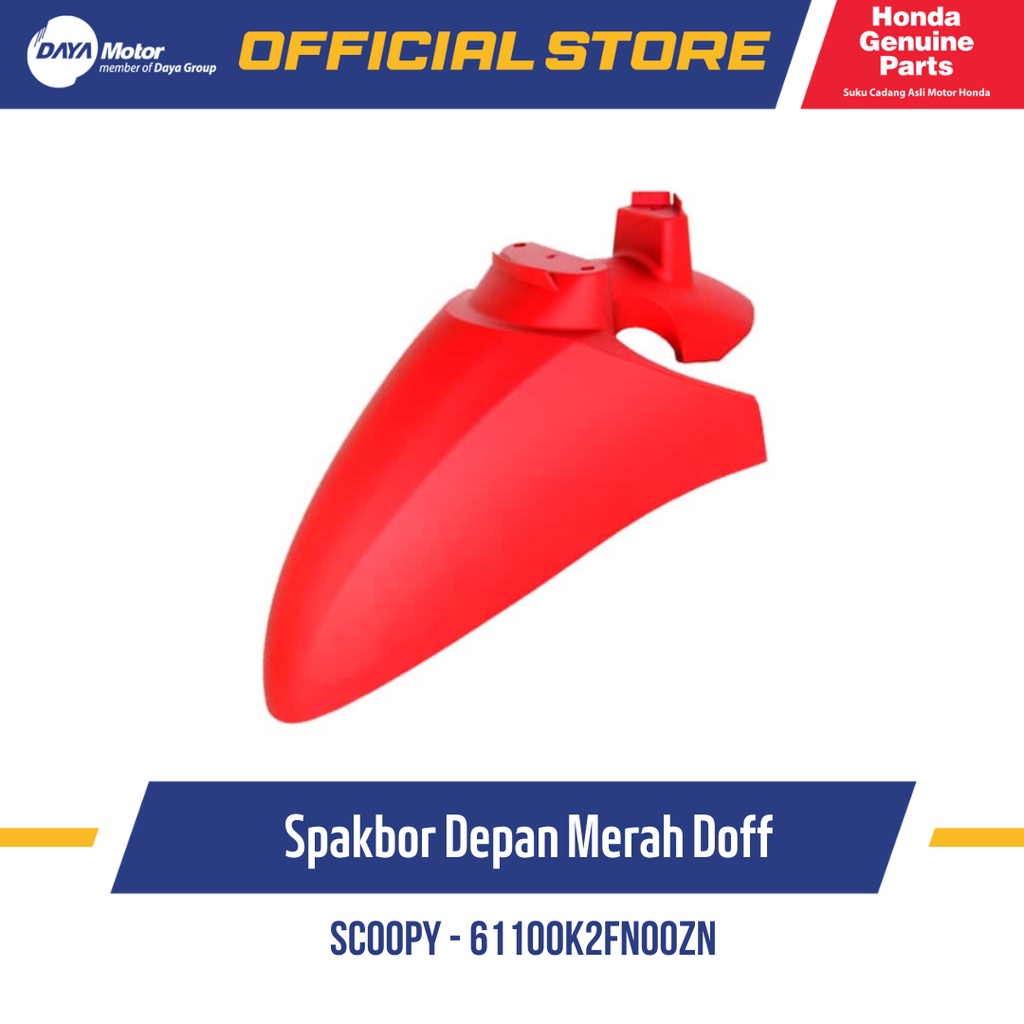 61100K2FN00ZN Spakbor Depan Merah Doff Scoopy eSP K2F