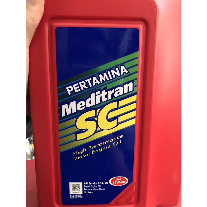 Oli Mesin Pertamina Meditran SC 15W 40 Khusus Mesin Diesel (5 Liter) star