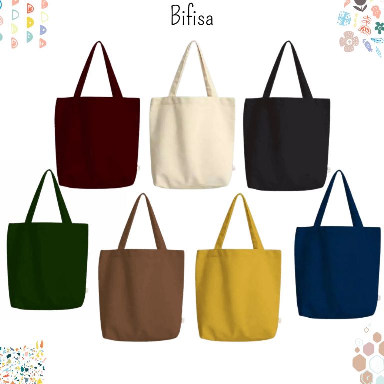 WRFY9834  Tas Tote Bag Kanvas Resleting POLOS Tas Selempang Totebag Canvas Sleting Totbag Lucu Kekin