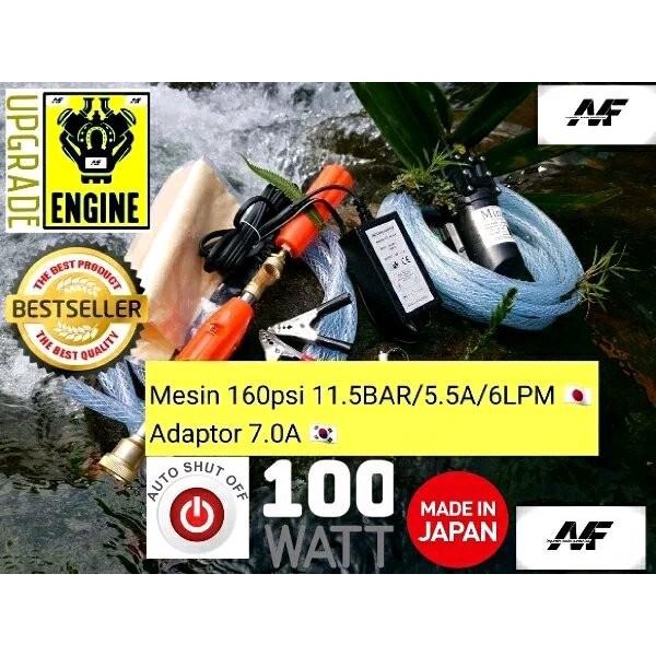 PROMO  ALAT MESIN CUCI SEPEDA MOTOR MOBIL AC MINI POMPA DOORSMEER Premium Original
