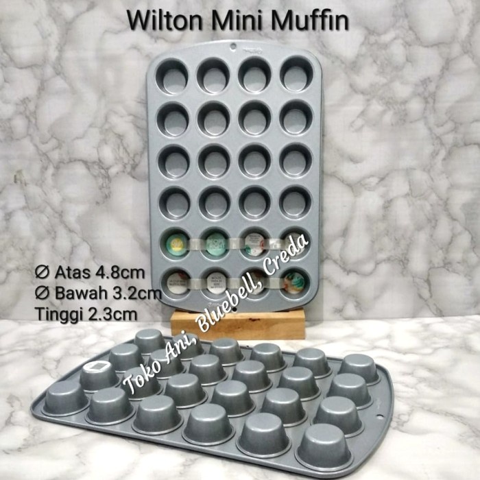 

✅Termurah Wilton Mini Muffin Pan 24 Cup Non Stick Berkualitas