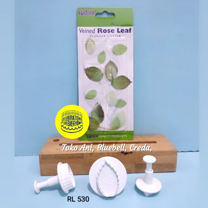 

✅Termurah Pme Rose Leaf Plunger / Veiner Set-3 Size Standard . Berkualitas
