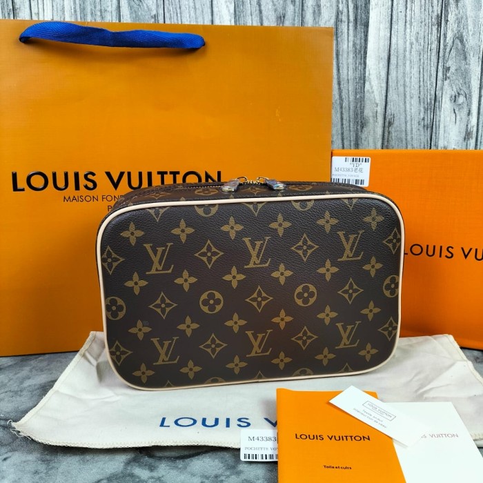 ✨Sale Clutch Pouch Bag Pria Lv9011 New Model Monogram Miror Diskon