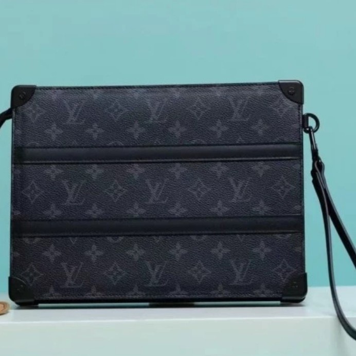 ✨Sale Clutch Bag Pria Lv1020 Super Miror Vip Bisa Gojek