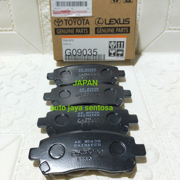 Brake Pad Kampas Rem Depan Toyota Avanza Xenia Veloz Rush Terios Ori Best
