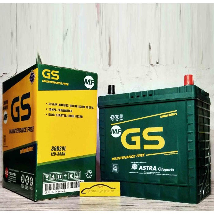 AKI GS ASTRA MF NS40ZL ACCU AKI GS MF KERING ERTIGA KARIMUN ESTILO BEST DEAL