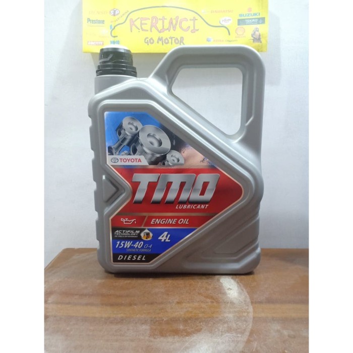 ✨Baru Oli Tmo Diesel 15W-40 4L Galon - Oli Toyota Tmo Diesel 15W-40 Terbaru