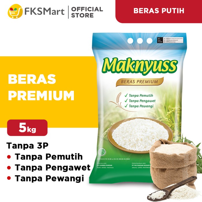 

Maknyuss Beras Premium 5 Kg