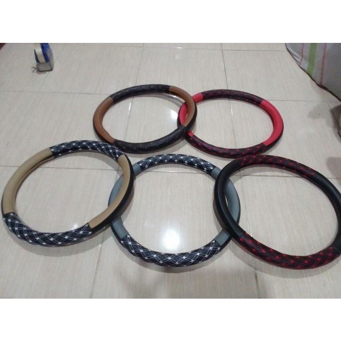 Sarung Stir / Cover Stir Original Kulit Benang Mobil Sx-4x-Over terpercaya