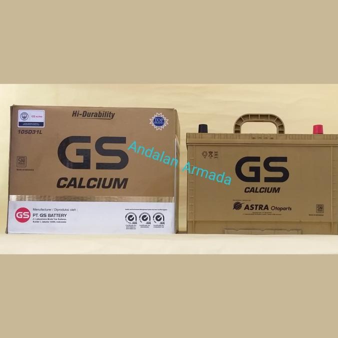 Aki kering Astra Otoparts Gs Calcium 105D31L (80Ah)