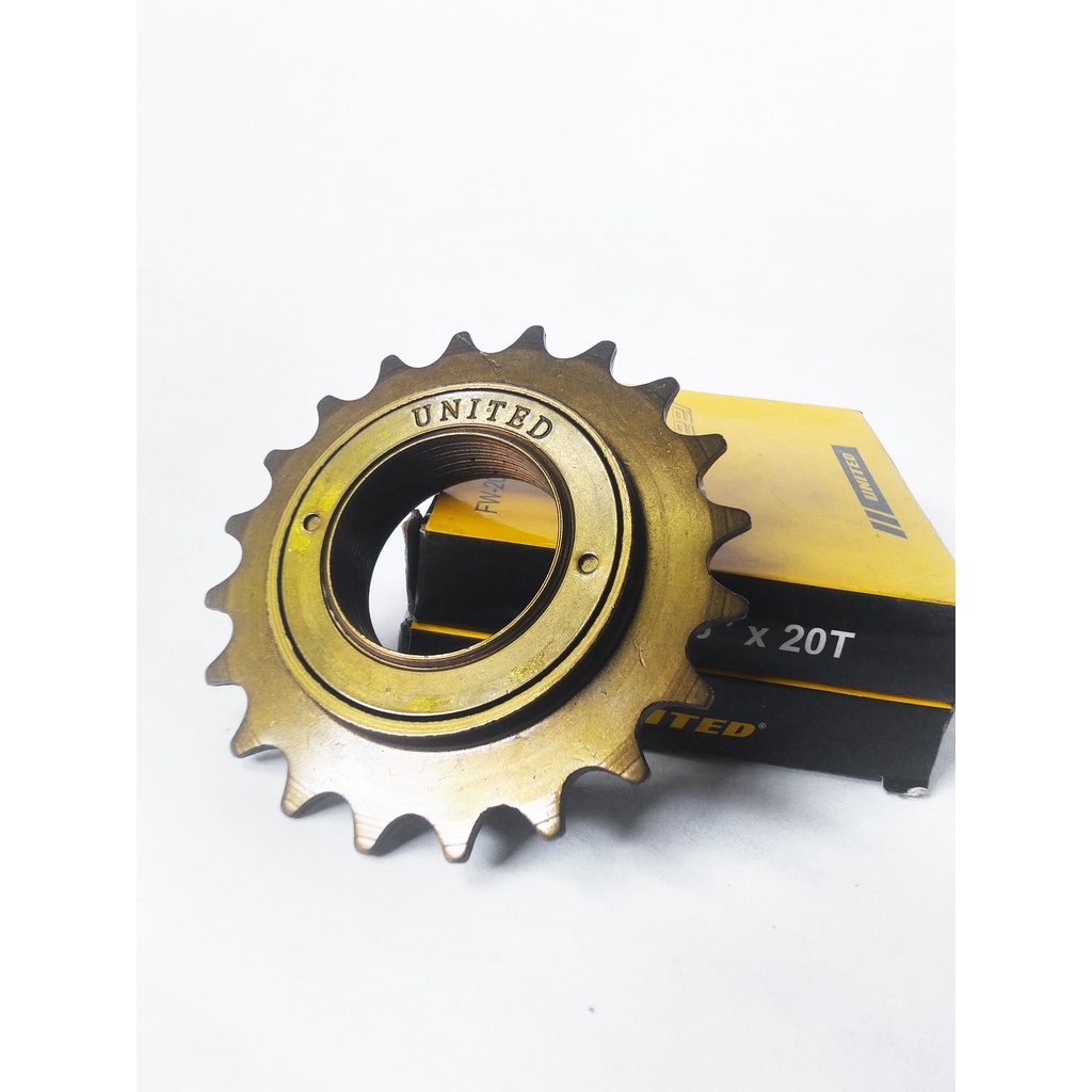 Bisa COD Gear Belakang Sepeda Gunung Freewheel  20t United  20t  Gear 1 Speed Cuci Gudang