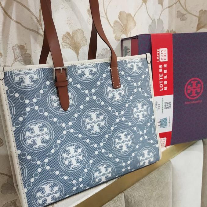TORRY BURCH TOTE BAG DENIM KULAS ENGLAWINATA5