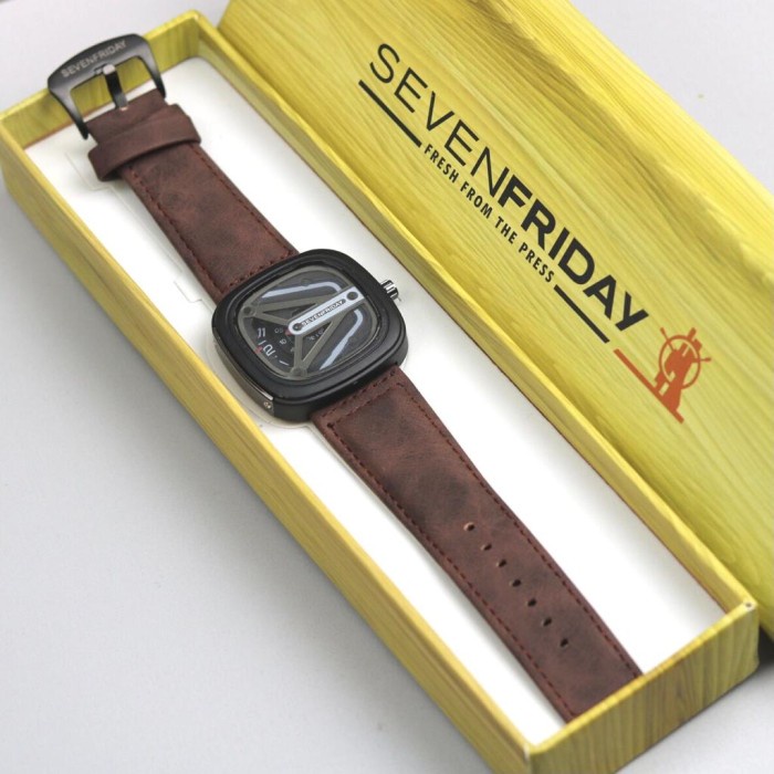 TERBARU Jam Tangan Pria Seven Friday (Super Premium) Free rantai /JAM TANGAN ANTI AIR/JAM TANGAN