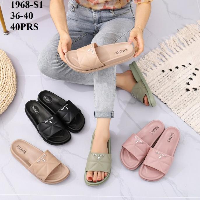 Best Sales Sandal Selop Import Monstera / Sandal Wanita Jelly Original