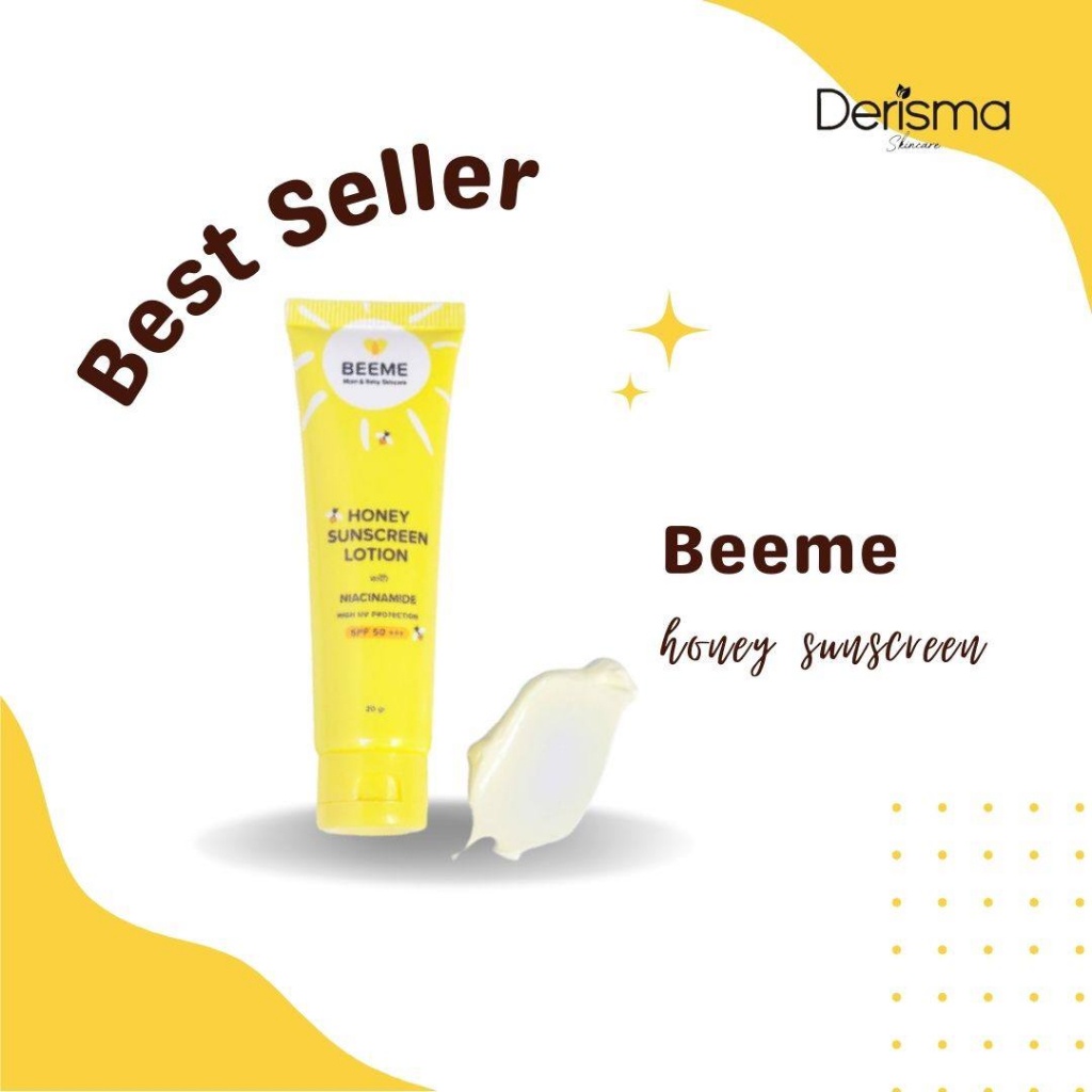 Beeme Honey Sunscreen Lotion Spf 50 Pa +++ Sunscreen Beeme Beeme Kuning