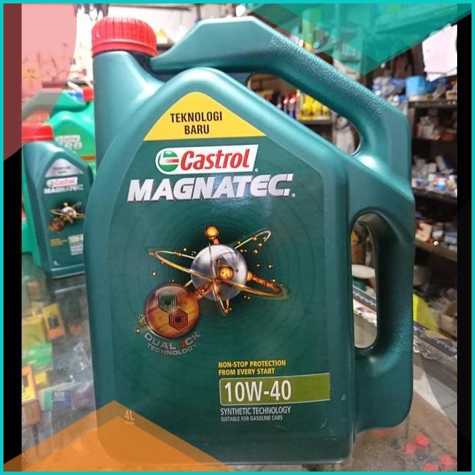 Oli Mobil Castrol Magnatec 10W 40 galon isi 4L API SN FULL SYNTHETIC 20JVLZ3 tools