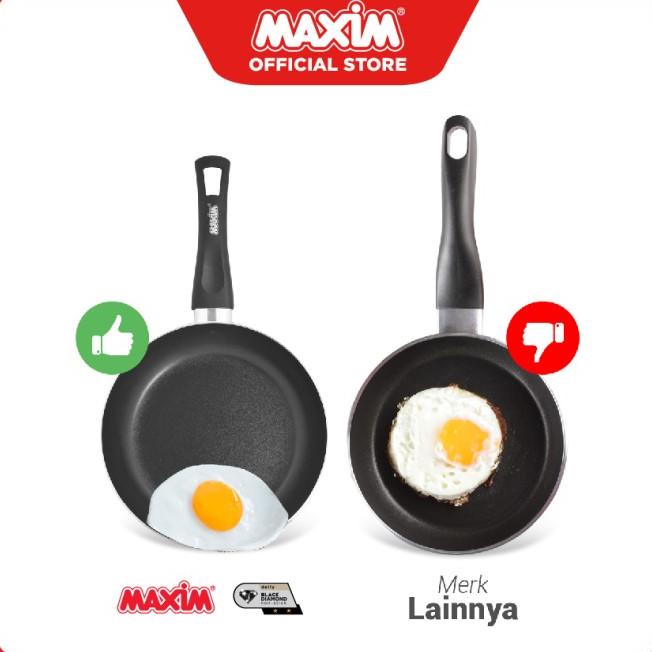 Maxim New Prestige 3Pcs Set Wajan Teflon Anti Lengket + Spatula