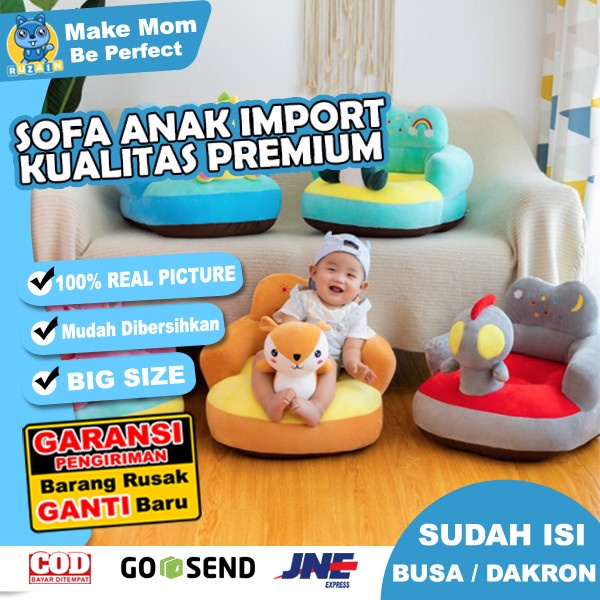 {BintangShop} SA5 Sofa bayi duduk motif karakter lucu untuk anak belajar duduk - GAMBAR UTAMA Diskon