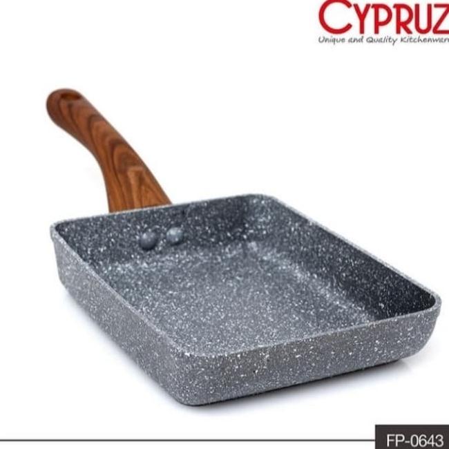 Wajan Kotak Pan Marble Tamagoyaki Anti Lengket Original
