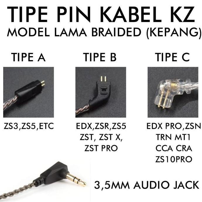 Kabel Kz Copper With Mic Kabel Kz Zsn Pro X Kz Zst X Kz Cable With Mic