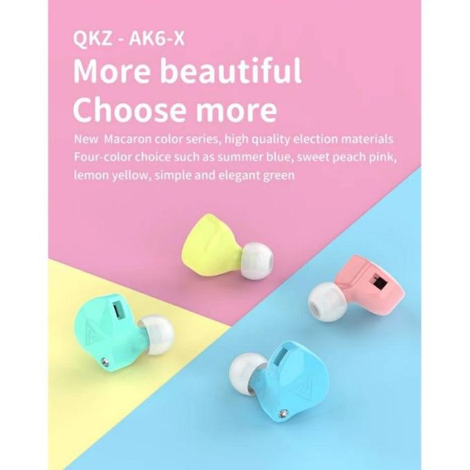 Qkz Ak6-X Upgrade Ak6 With Mic Earphone Subwoofer Sports Headset Ak6X
