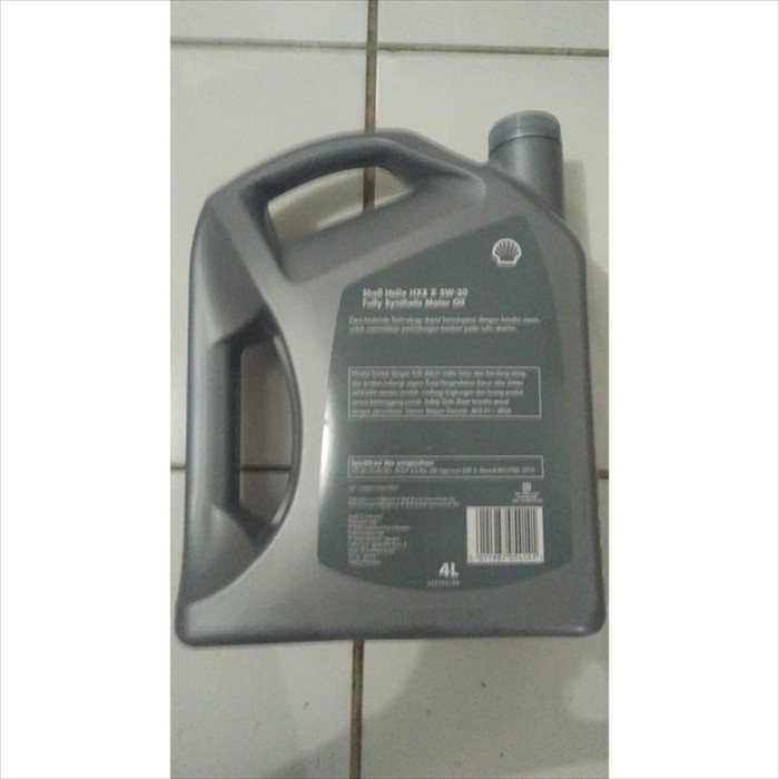 Oli Mesin Mobil Shell Helix HX8 5W-30 Galon 4L Original Scan Barcode terbaik