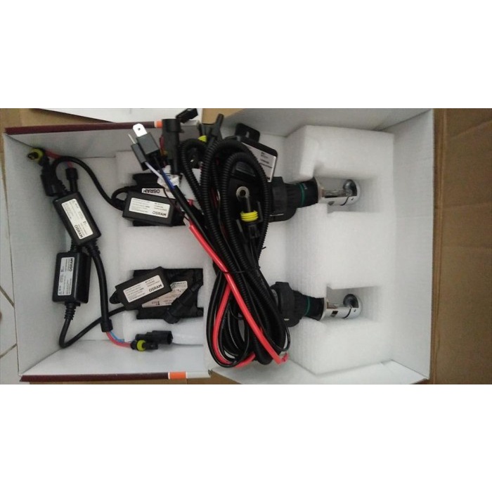 HID Kit Bohlam Lampu Set Osram Zenarc H4 12V 35W 4200K Kuning Original terbaik