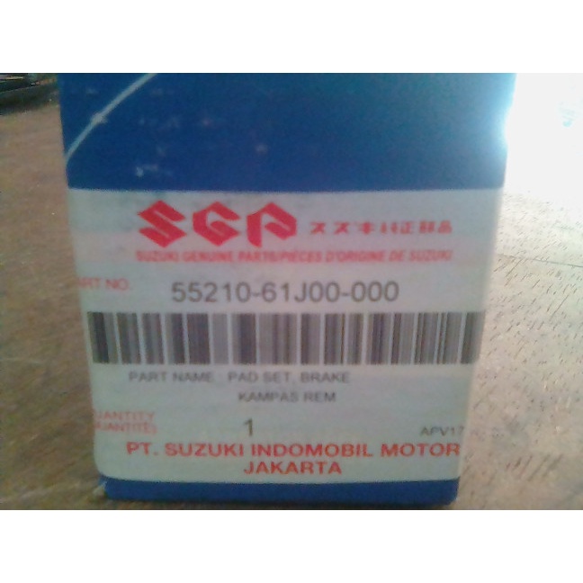 Kampas Rem Depan Brake pad Suzuki APV SGP terbaik