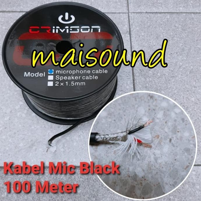 Kabel Mic Crimson Hitam 100 Meter Cable Microphone Crimson Original