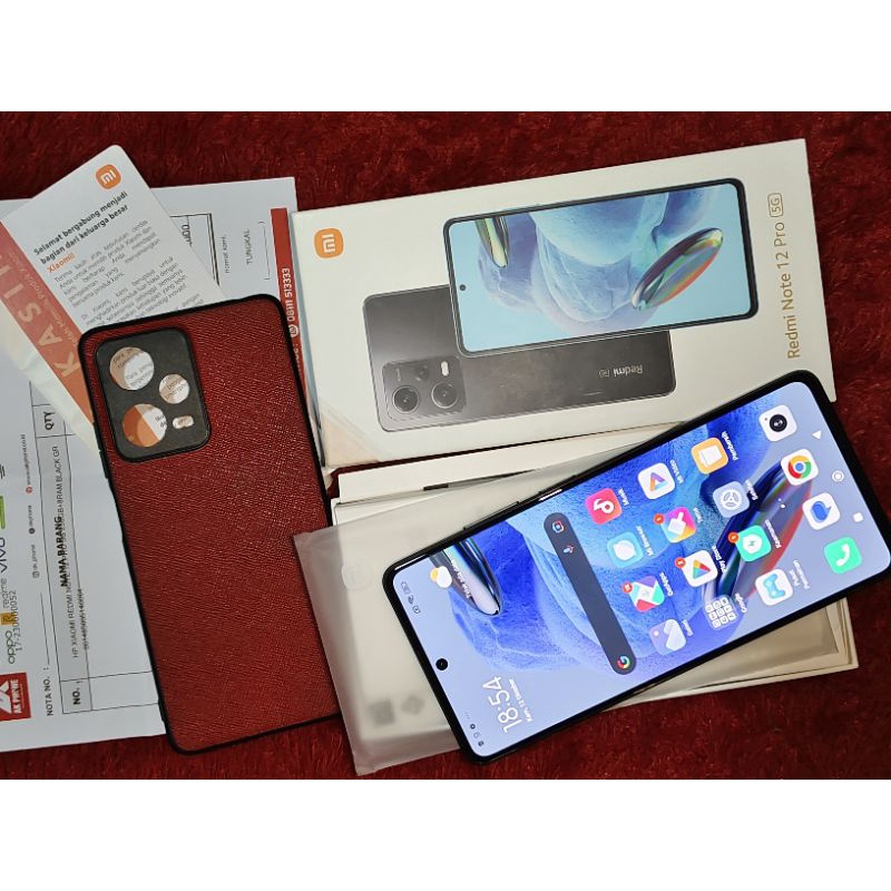 Xiaomi Redmi Note 12 Pro 5G second full set mulus 100%