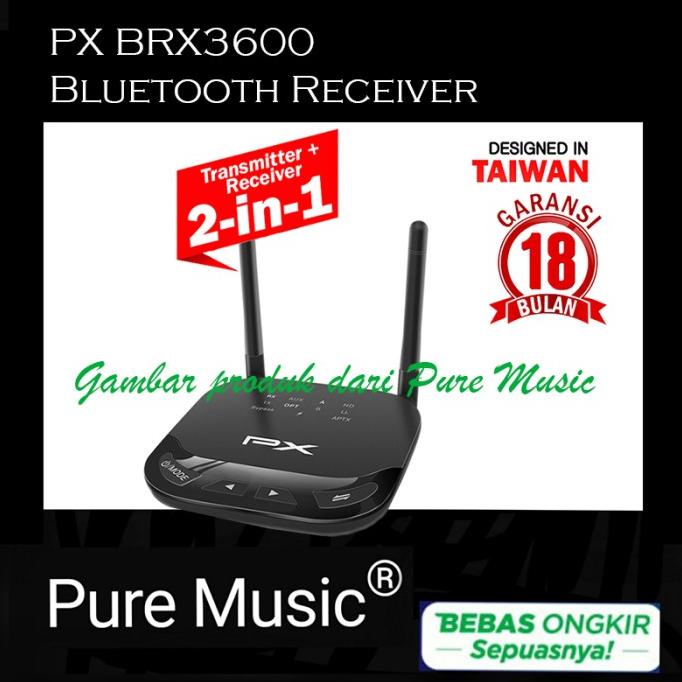 Px Brx-3600 Bluetooth Receiver Brx3600 Ori Garansi Px Indonesia
