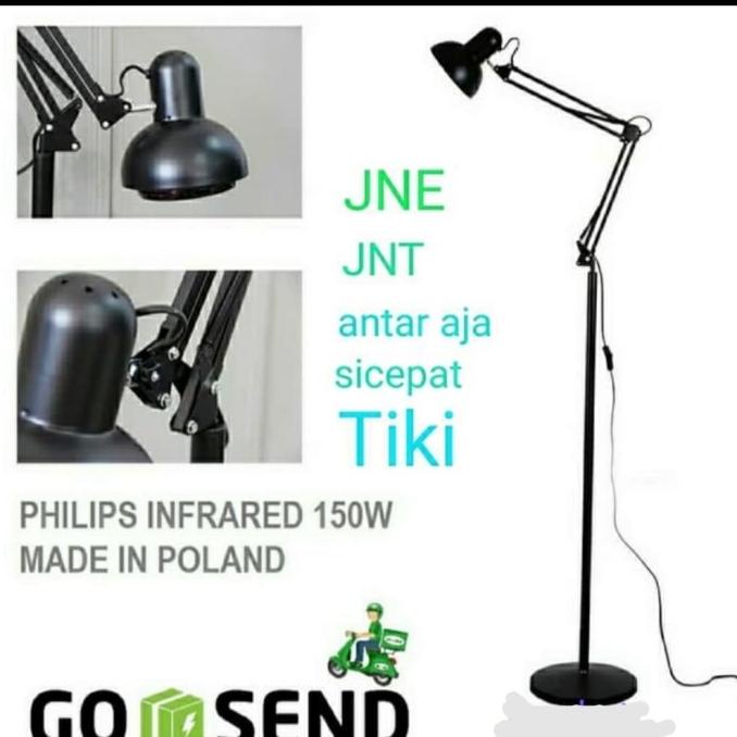 lampu fisioterapi infrared philips + dudukan lampu stand
