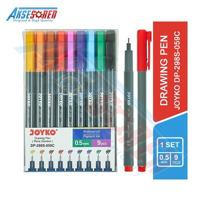 

Pena Gambar Joyko Dp-298S-059C / Drawing Color Pen Pulpen Warna Warni Terbaru