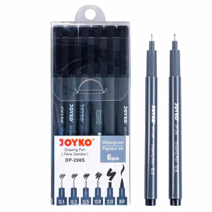 

Joyko Drawing Pen Set 6 Terbaru
