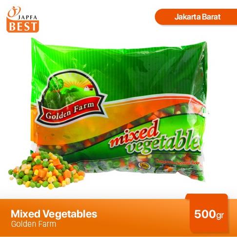 

| mixed vegetables / campuran sayuran beku golden farm 500 gr