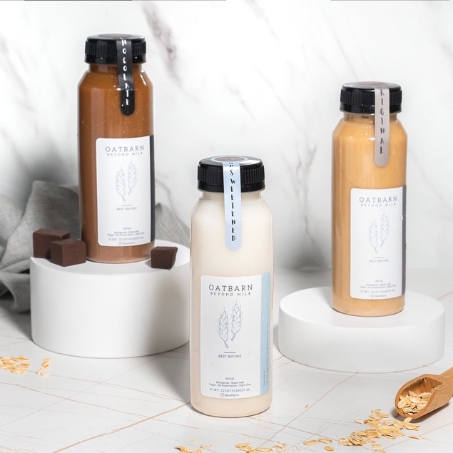 

Oatbarn Starter Pa 3 Bottles Oat Lk Susu Oat Vegan Dairy Free