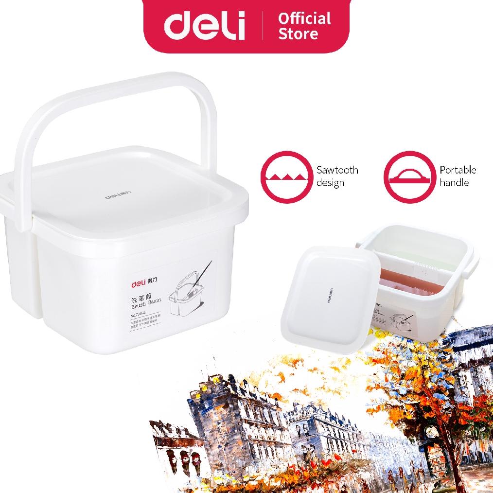 

Deli ember kecil pembersih kuas, mudah dibawa dan multi-fungsi 73874