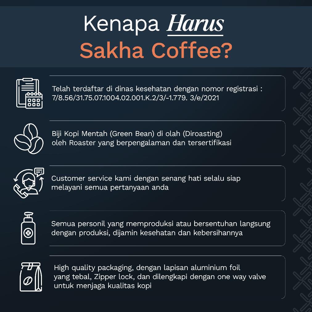 

| kopi tubruk bubuk arabika espresso blend coffee sakha roastery 200gr