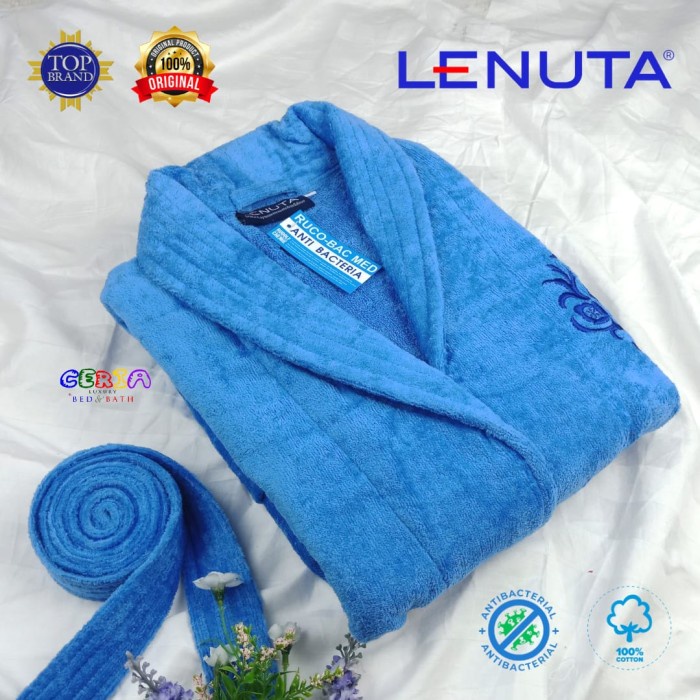 Handuk Kimono Lenuta Antibacteria Biru