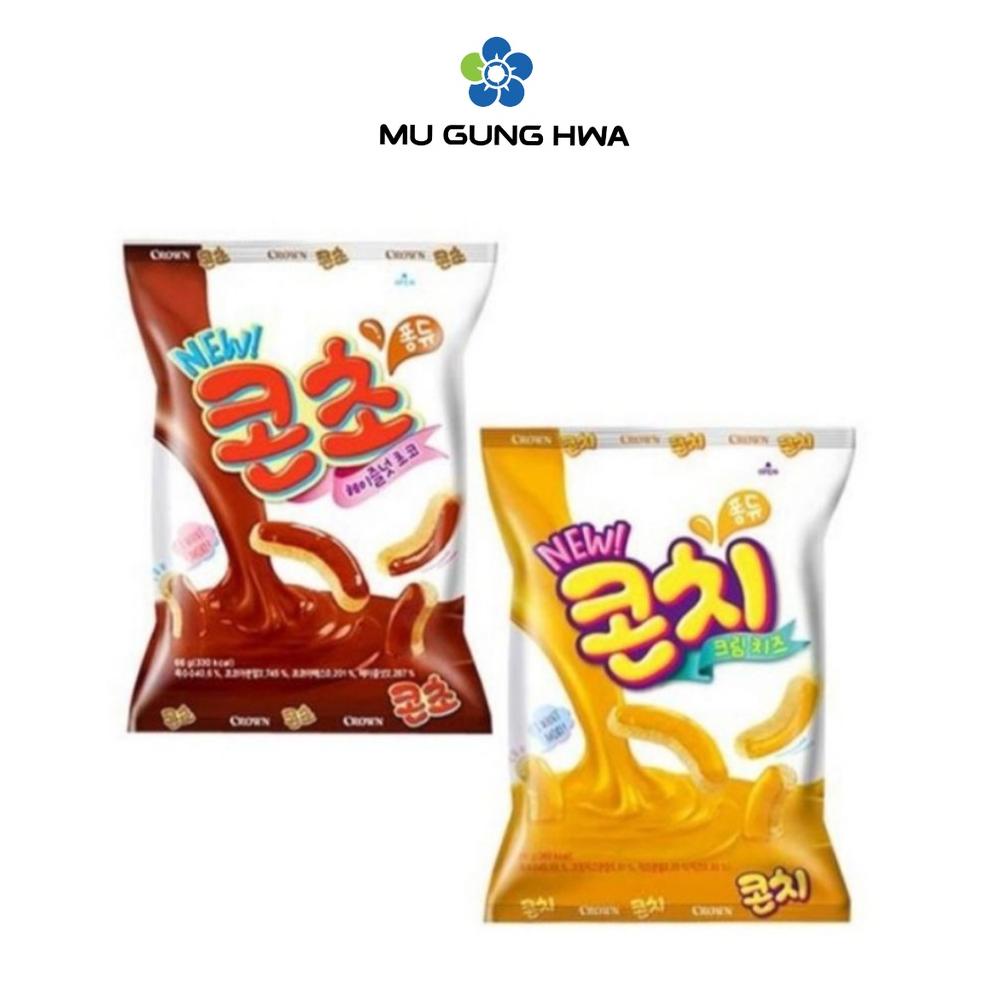 

| crown-haitai corn chee & corn choco 66gr