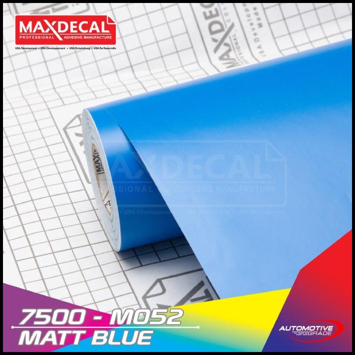 

GRATIS ONGKIR MAXDECAL STICKER VINYL 052 AZURE BLUE 45 CM ROLL BAHAN CUTTING SKOTLET !!!!!