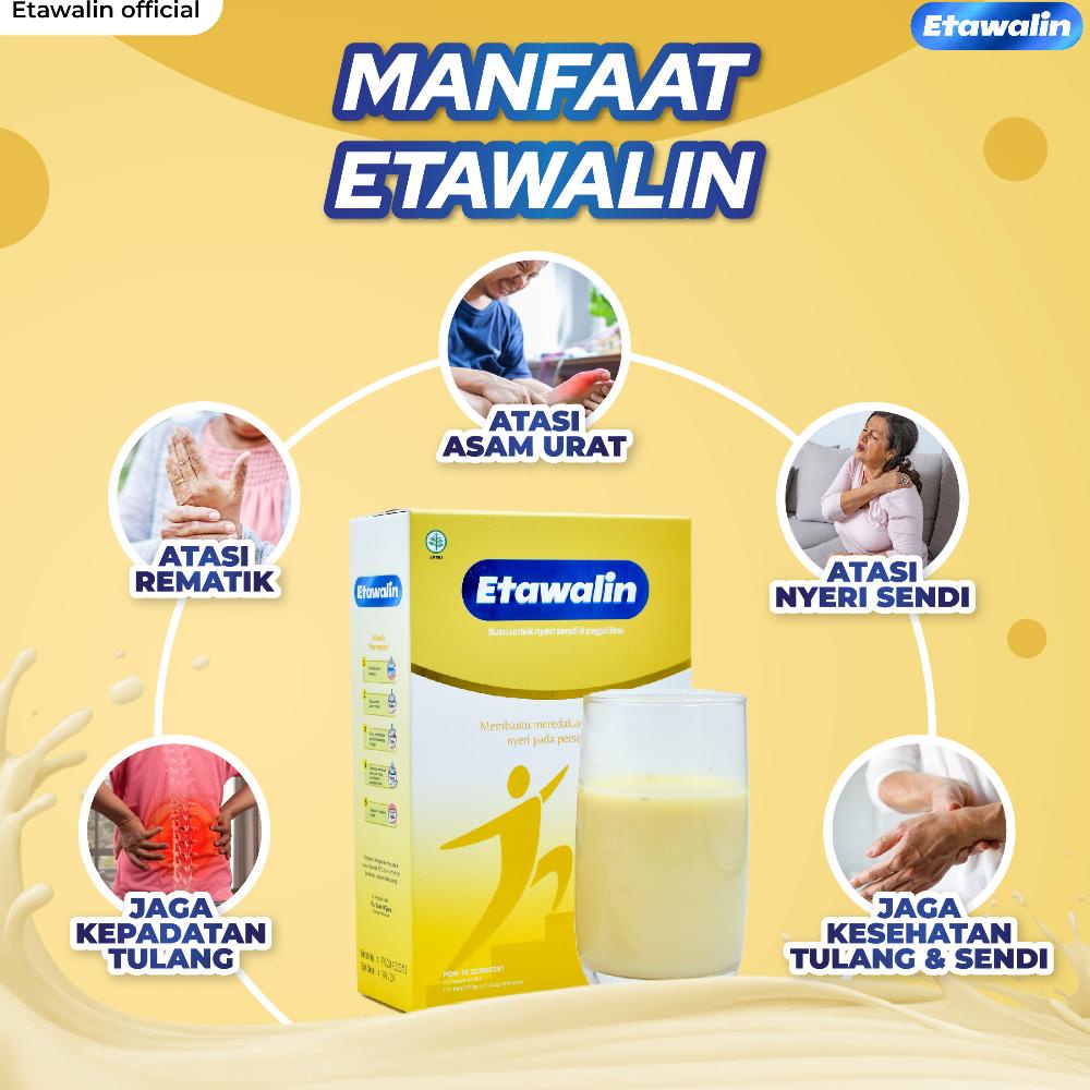 

( BAYAR DITEMPAT ) Etawalin Susu Kambing Etawa Untuk Asam Urat Original 1 Box ~