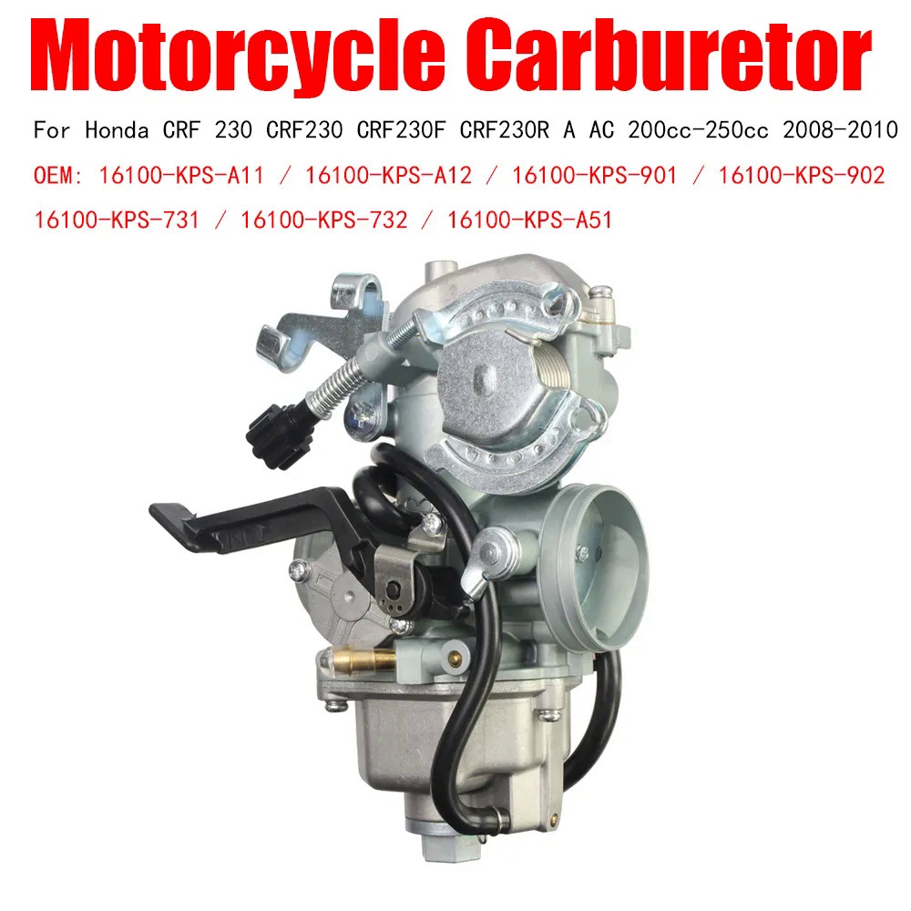 ❤Motorcycle Carburetor 30mm For Honda CRF230/CRF230F/CRF230R/CBX200 A AC 200cc-250cc 16100-KPS-A11 1