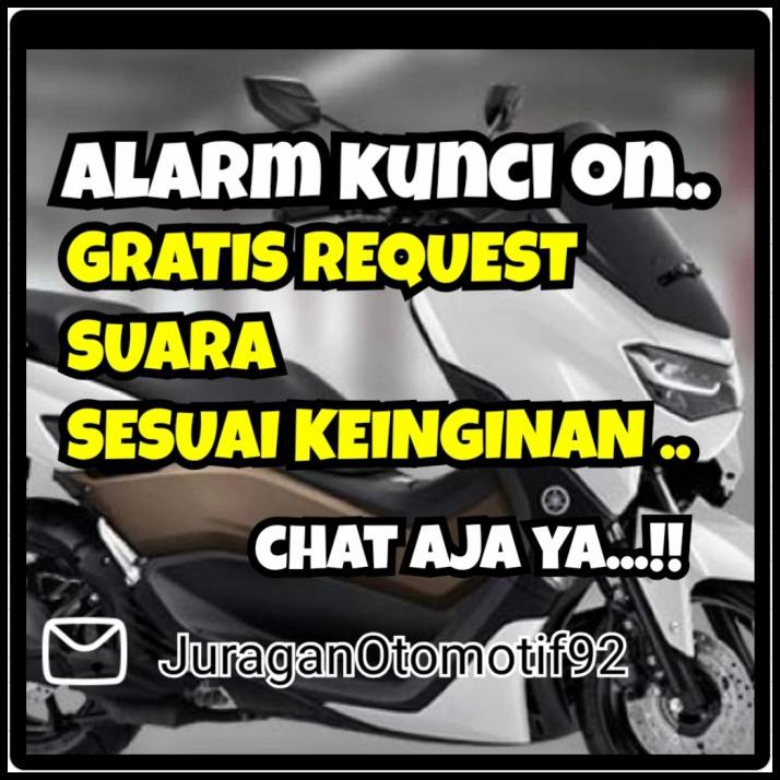 TERMURAH MP3 SUARA KUNCI MOTOR ON / ALARM KUNCI ON MOTOR / KUNCI KONTAK ON MP3