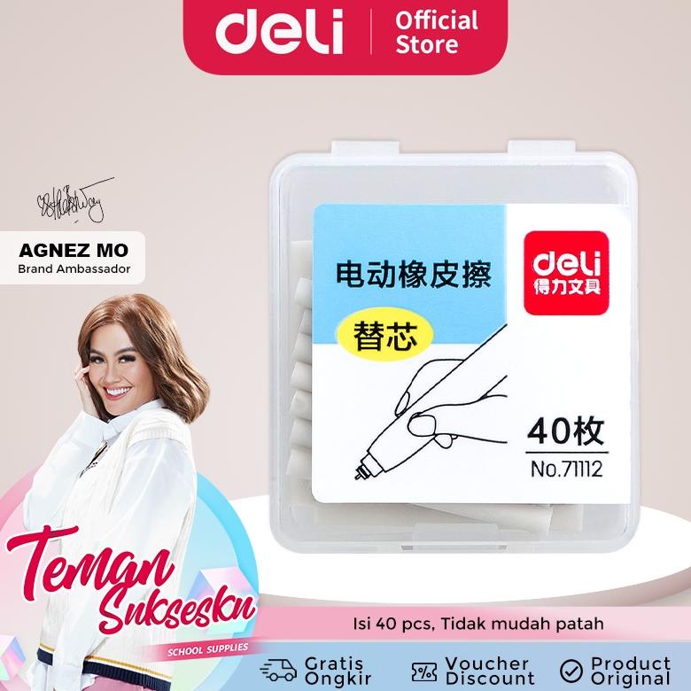 

Deli Electric Eraser Refill / Isi Ulang Penghapus Elektrik 2.5MM dan 5MM Isi 40 71112